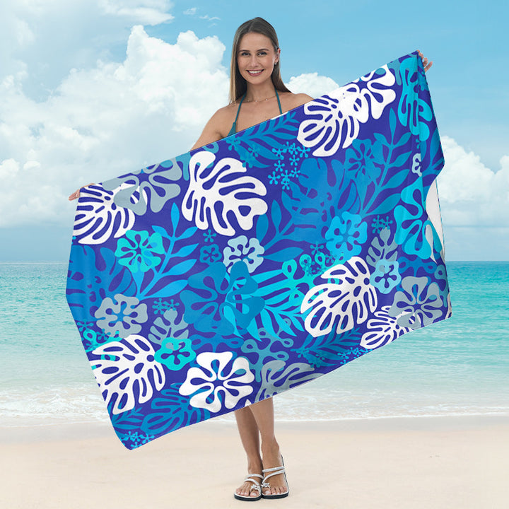 Beach towel with artistic mandala design Bowlift