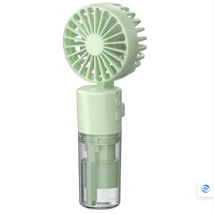 Unisex portable mini fan with misting function and removable water tank USB charging function Bowlift
