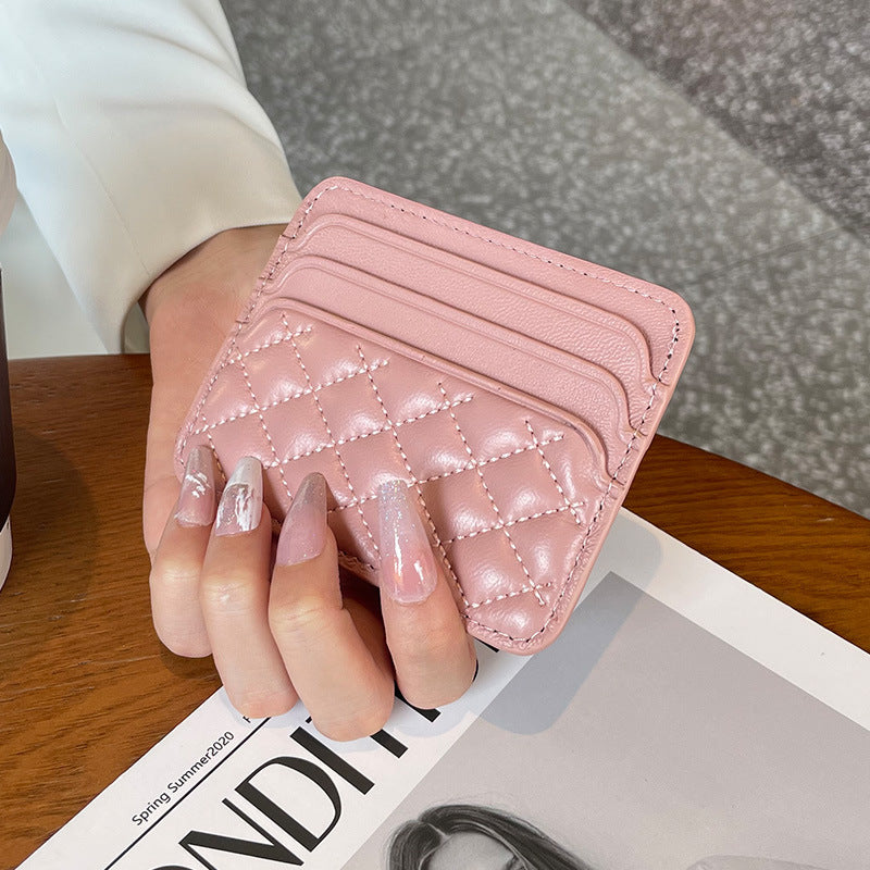 Quilted Leather Cardholder