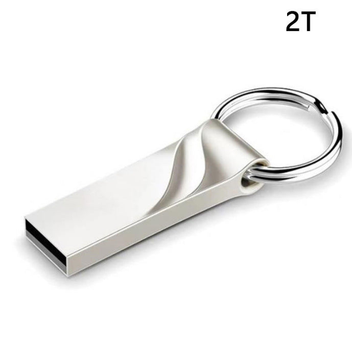 Sleek StainlesSteel Keychain USB Drive Bowlift