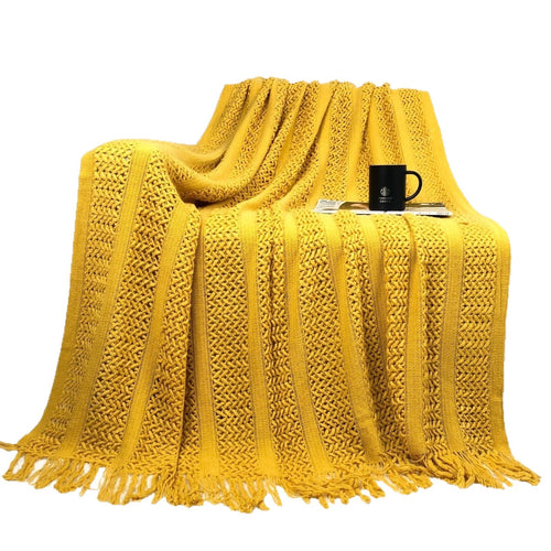 Cozy Knit Throw Blanket Bowlift