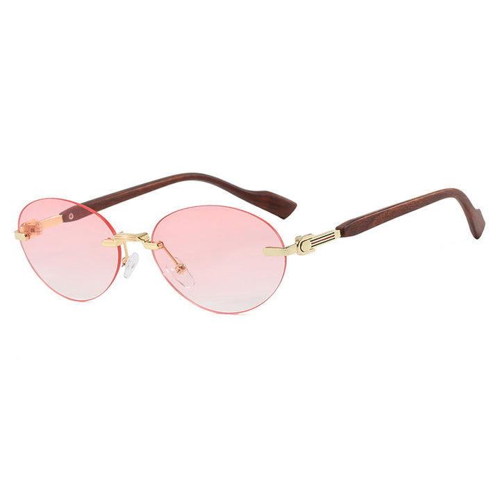 Women's fashionable sunglasses in elegant retro style with high-quality lenses and wooden details Bowlift
