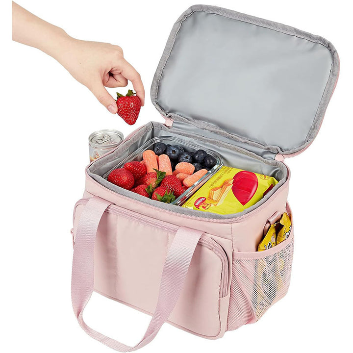 Practical cooler bag with insulated compartments Bowlift