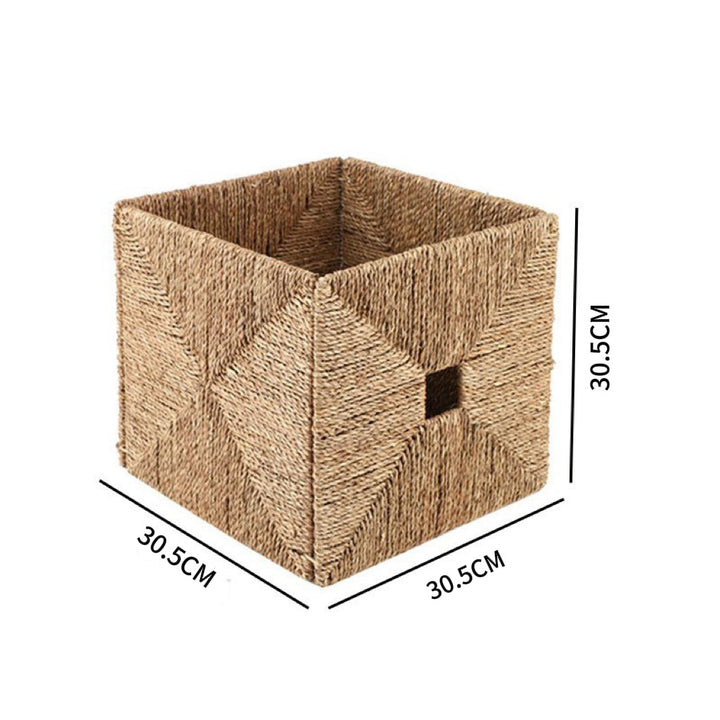 Premium Water Hyacinth Storage Basket Bowlift