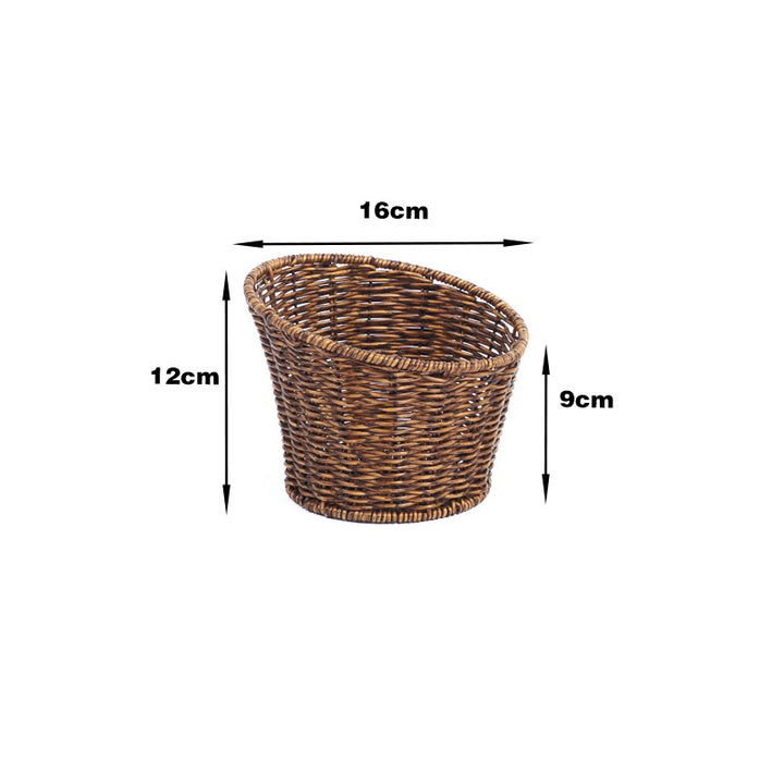Artisan Woven Decorative Storage Basket Bowlift