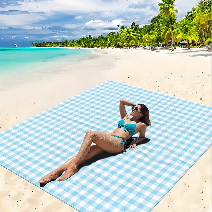 Mandala Design Beach Mat Bowlift