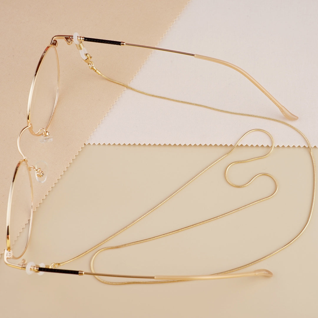Sleek Metal Eyewear Chain Bowlift