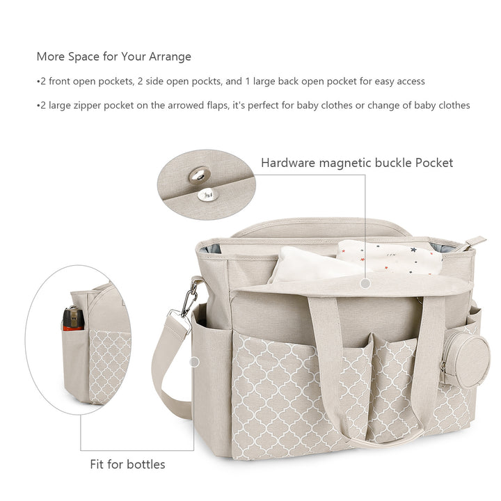 Multifunctional Diaper Bag Bowlift
