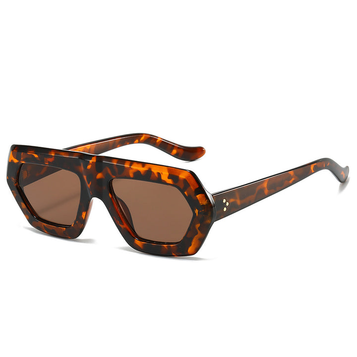 Women's fashionable optical glasses in extravagant hexagon design Bowlift