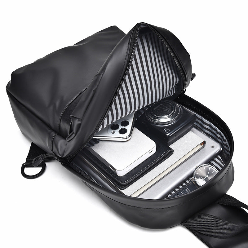 Lightweight Water-Resistant Sling Backpack Bowlift