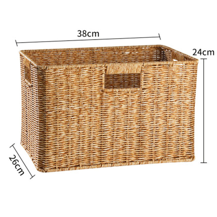 Rectangular Woven Storage Basket Bowlift