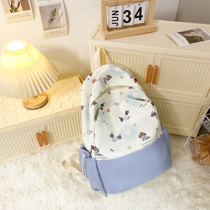 Plush Backpack with Animal Motif and Multifunctional Design Bowlift