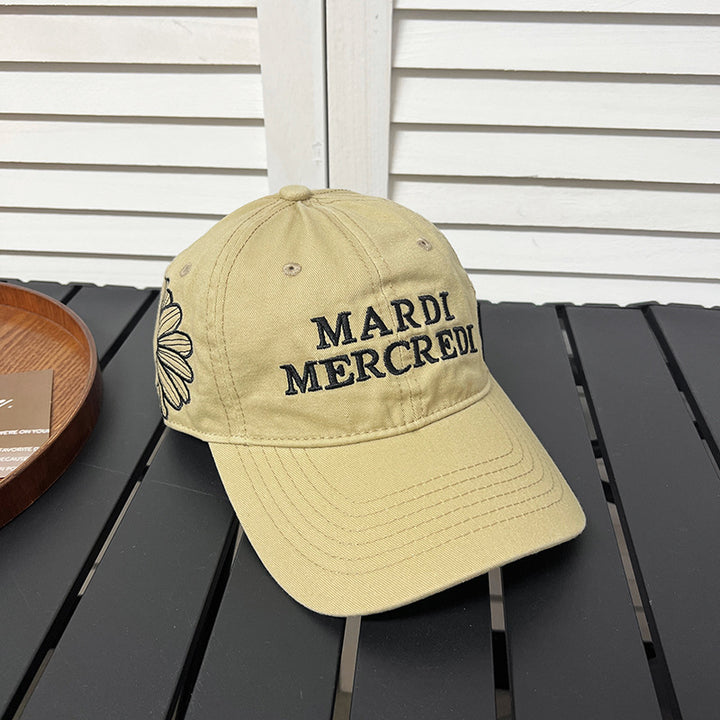 Women's Embroidered Graphic Baseball Cap Bowlift