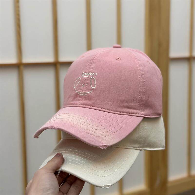 Women's Casual Character-Embroidered Baseball Cap Bowlift