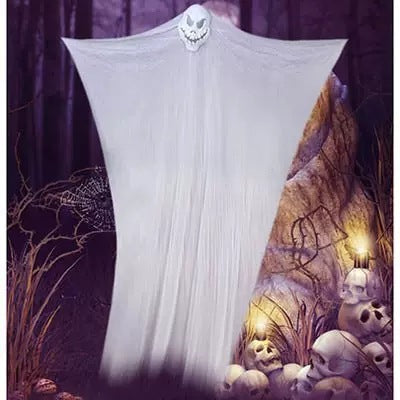 Halloween Decorative Sheer Fabric Curtain Bowlift