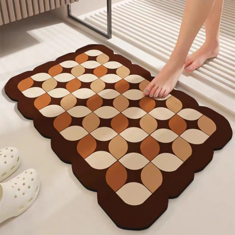 Abstract Geometric Bath Mat Bowlift