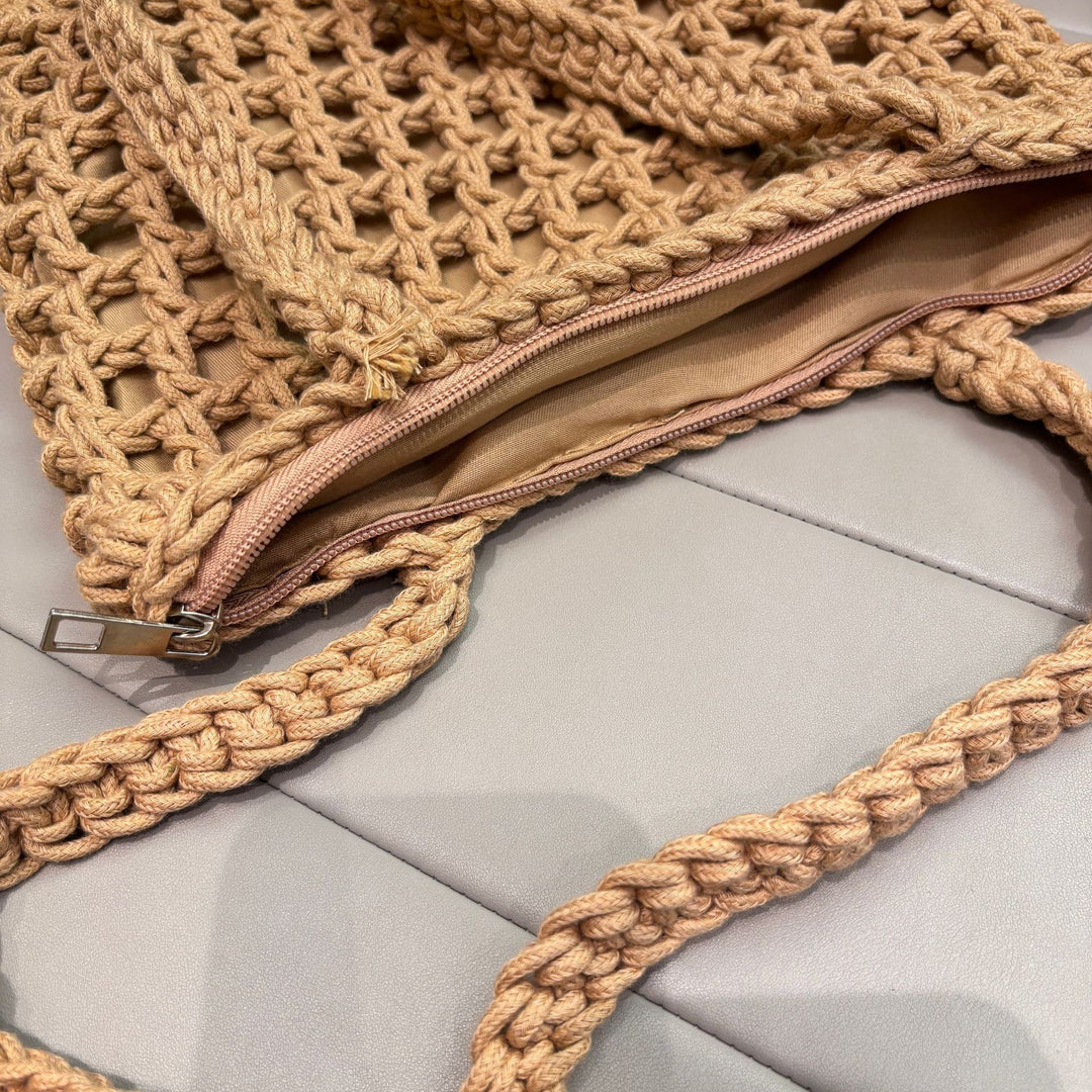 Hand-knotted net bag Bowlift