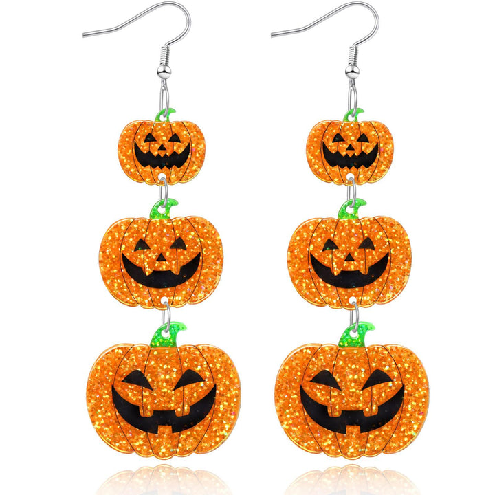 Gothic Skull Dangle Earrings Bowlift