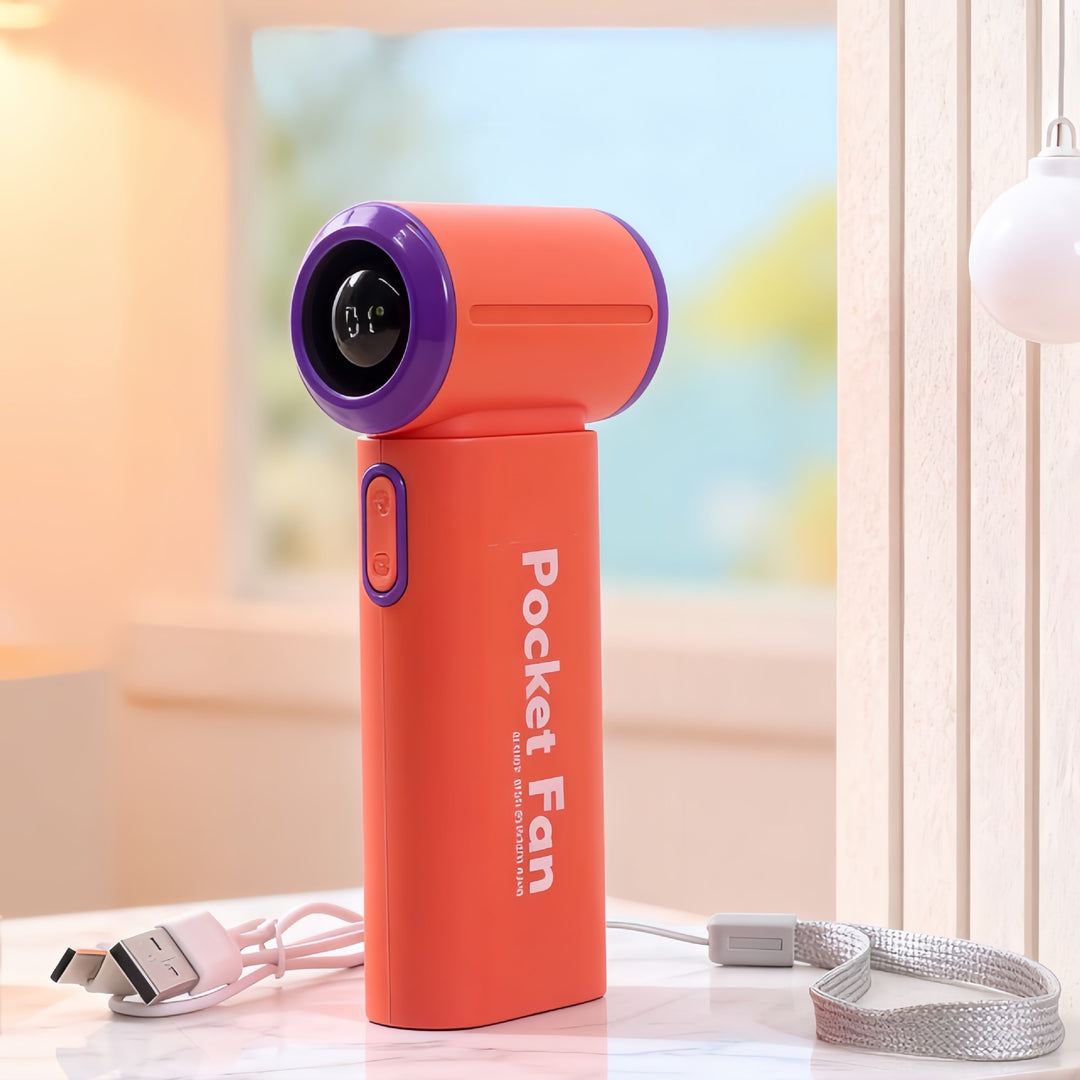 Portable Mini Fan with Multifunctional USB Connection Bowlift