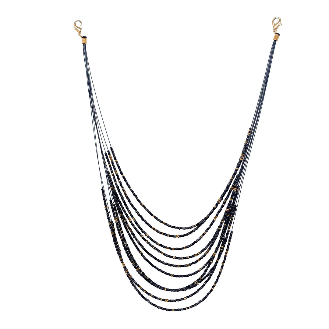 Multilayered Beaded Necklace Bowlift