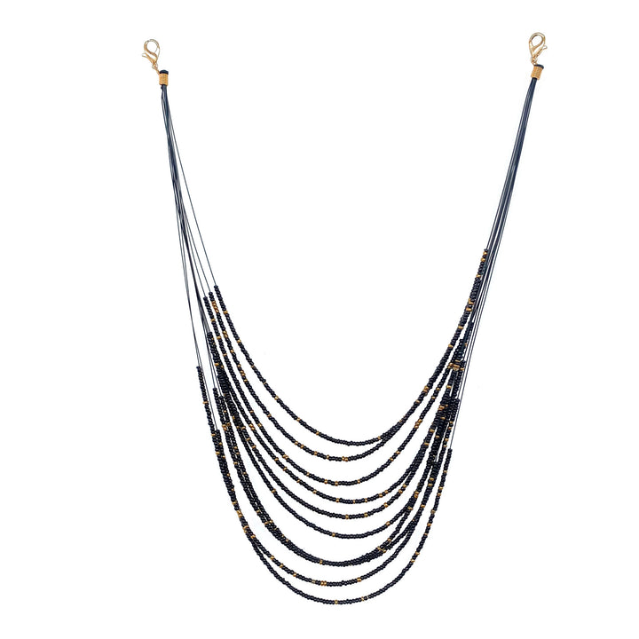 Multilayered Beaded Necklace Bowlift