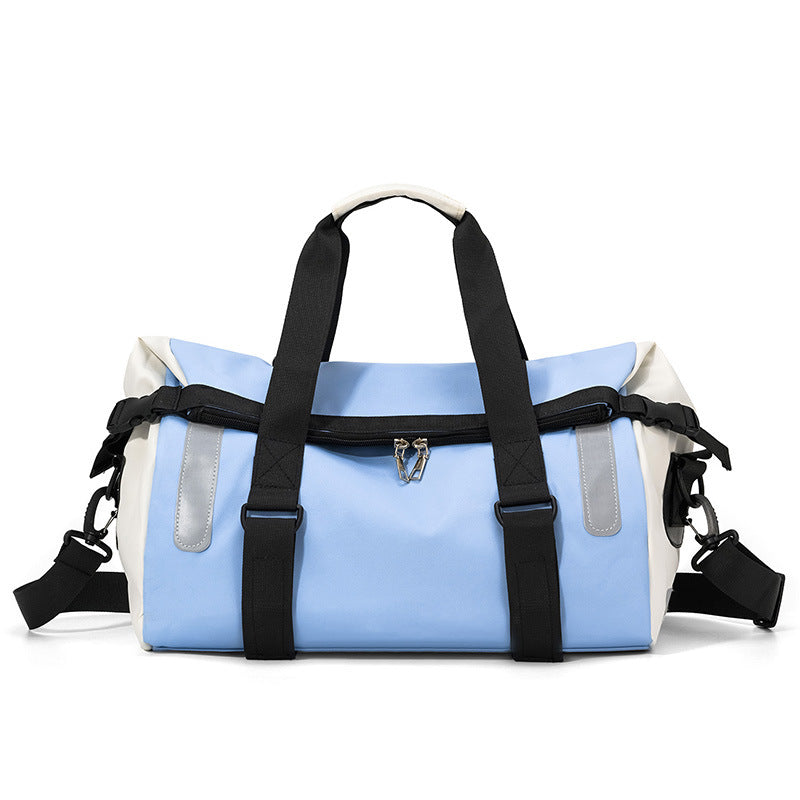Multifunctional Sports Duffel Bag with Durable Material and Smart Compartment Design Bowlift