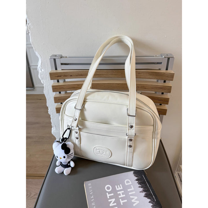 Premium Leather Handheld Satchel Bowlift
