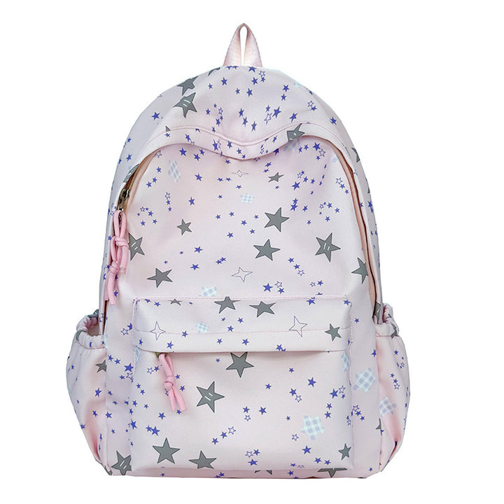 Girls' Star Patterned Backpack Bowlift