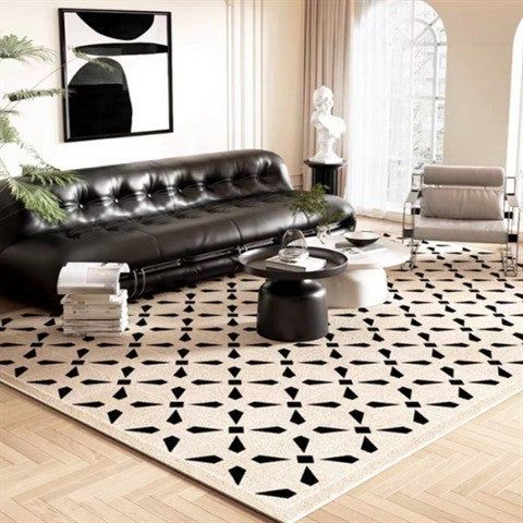 Geometric Patterned Area Rug Bowlift
