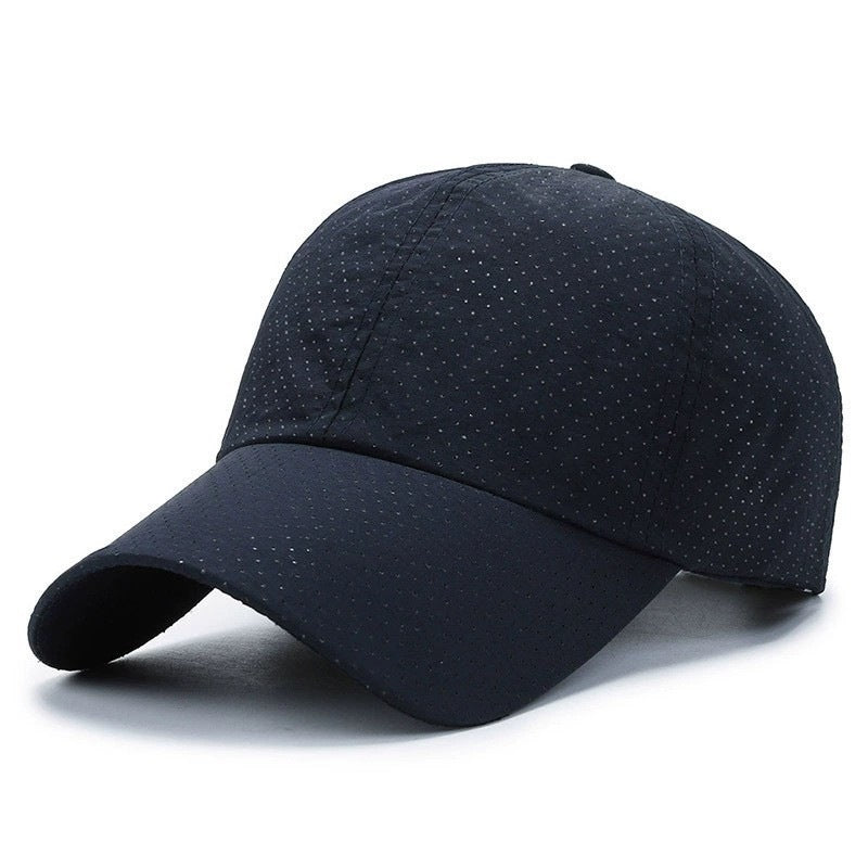 Women's Breathable Sport Cap with Hole Pattern Bowlift