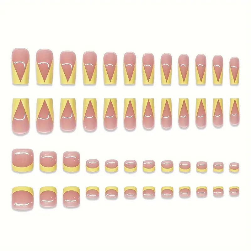 Creative Geometric Nail Art Bowlift