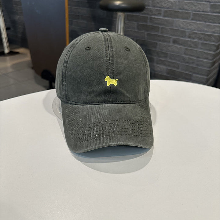 Men's Casual Embroidered Cotton Cap Bowlift