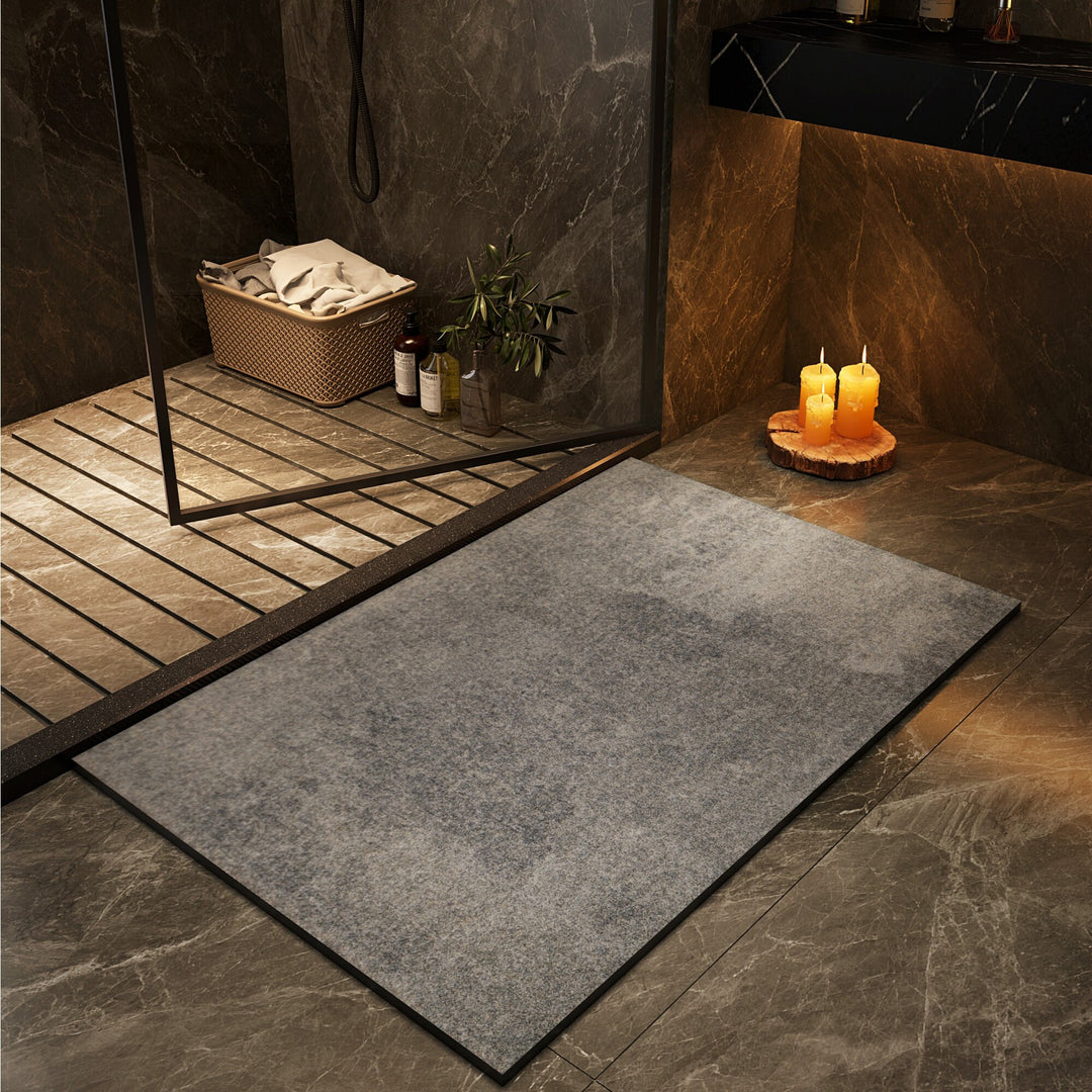 Geometric Patterned Non-Slip Bath Mat Bowlift