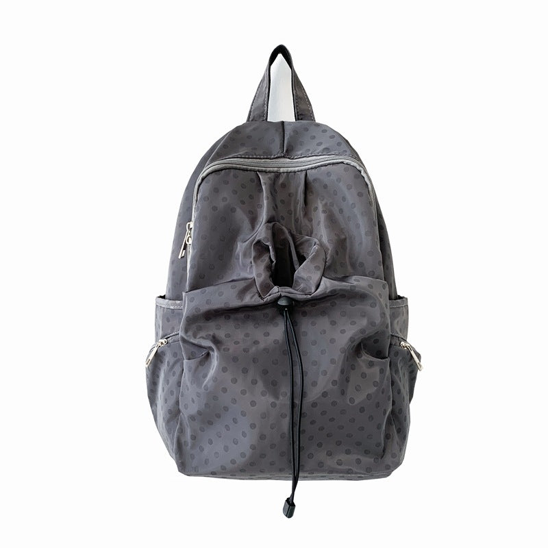 Leisure backpack with functional folding technique and multiple outer pockets Bowlift