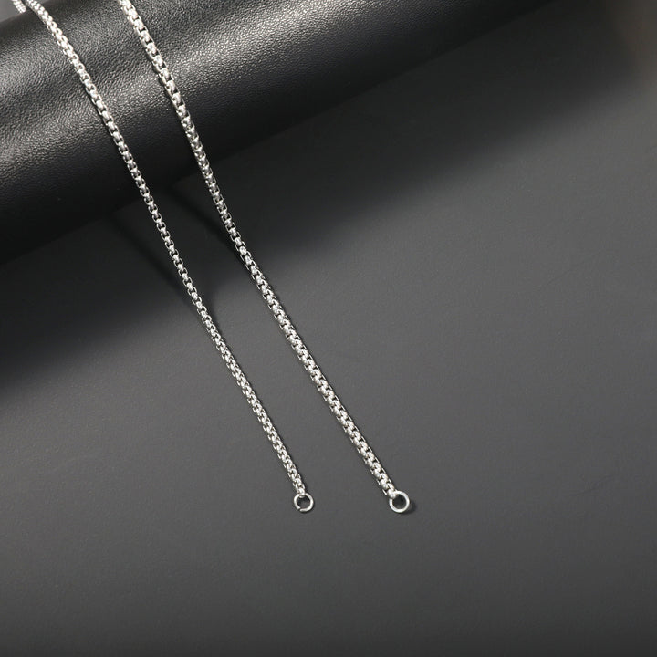 Sleek Stainless Steel Chain Necklace Bowlift
