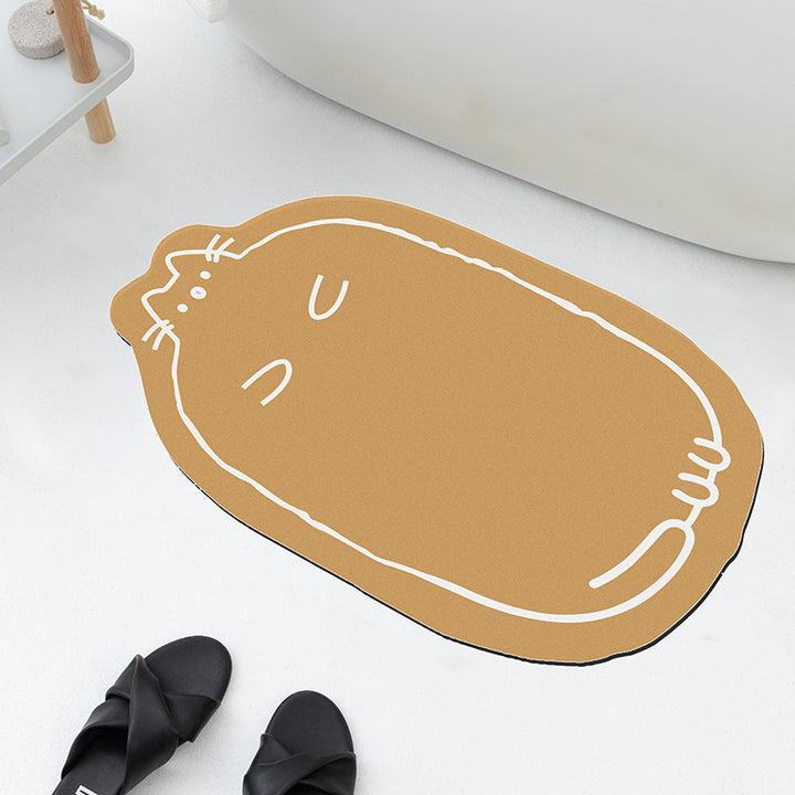 Round Bath Mat Bowlift