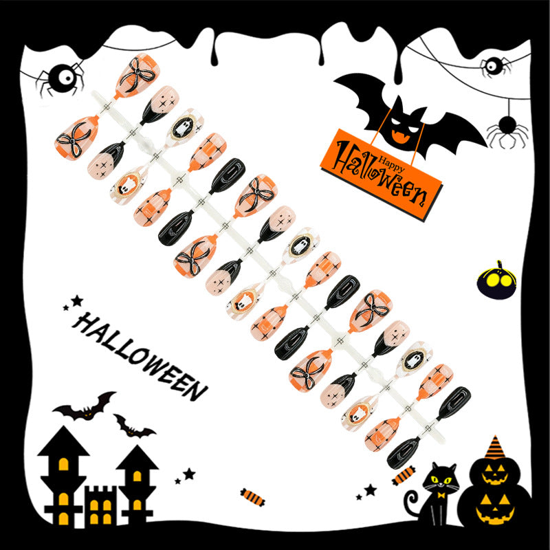 Halloween Artificial Nail Set Bowlift