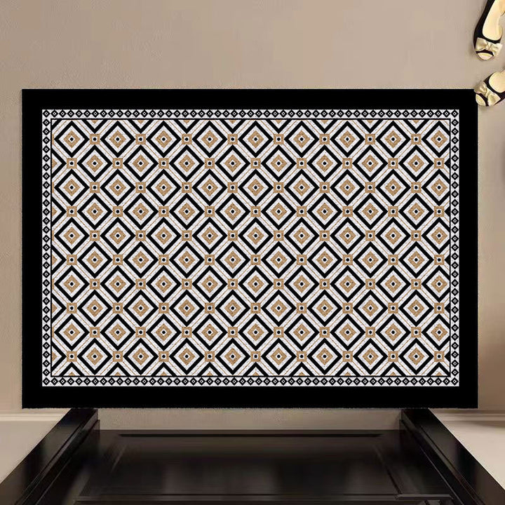 Geometric Pattern Area Rug Bowlift