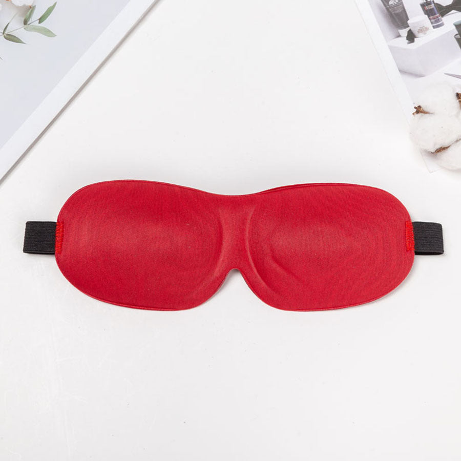 Unisex nan light-blocking travel mask with thermoformable nylon cover and wide comfort band Bowlift