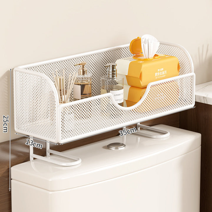 Over-Toilet Storage Organizer Rack Bowlift