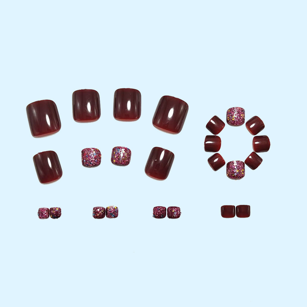 Artificial nails for foot care Bowlift