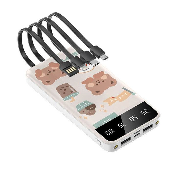 Multifunctional Powerbank with Integrated Cable Management Bowlift