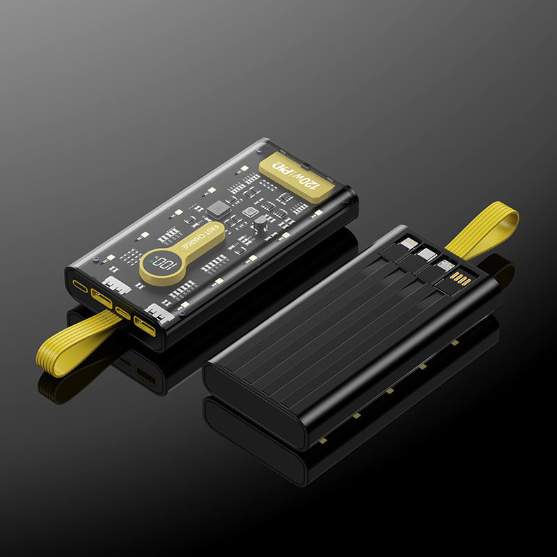 Portable power bank with powerful fast charging technology and intelligent battery level display Bowlift