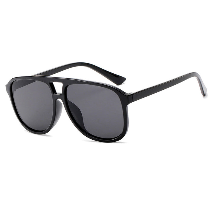 Women's fashionable sunglasses with transparent frame and blue lenses Bowlift