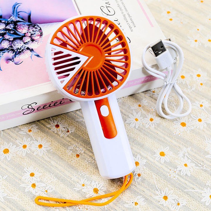 Ladies portable USB fan with ergonomic handle Bowlift