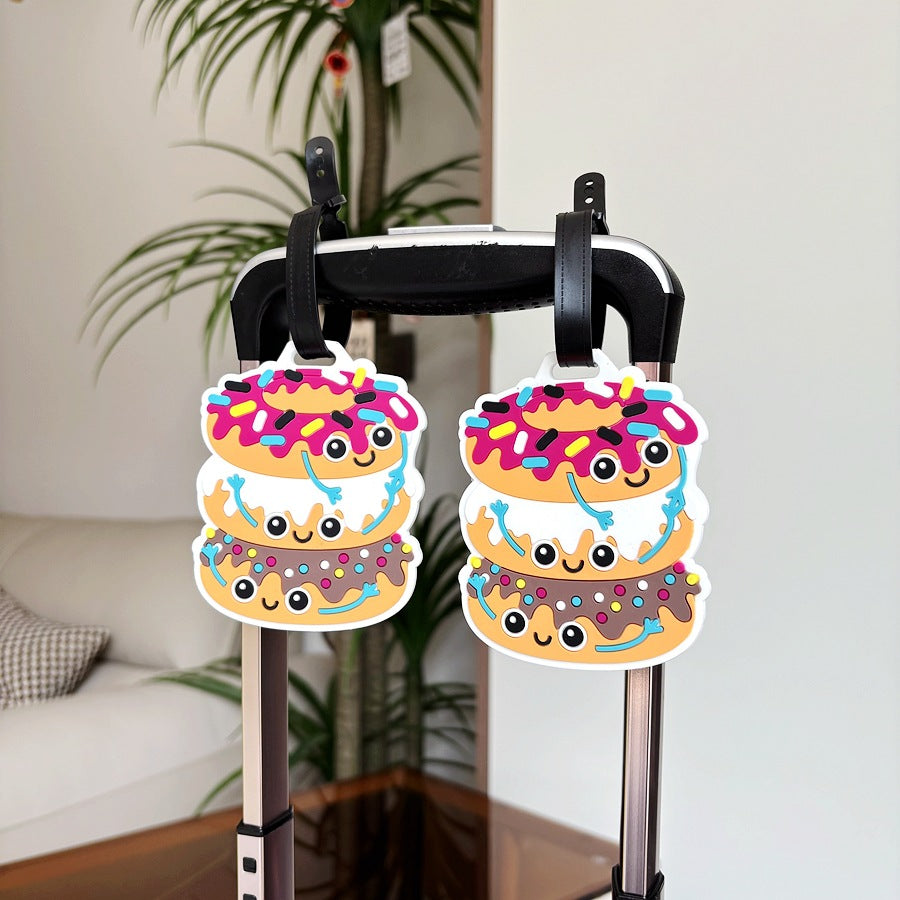 Fun Donut-Themed Luggage Tag Bowlift