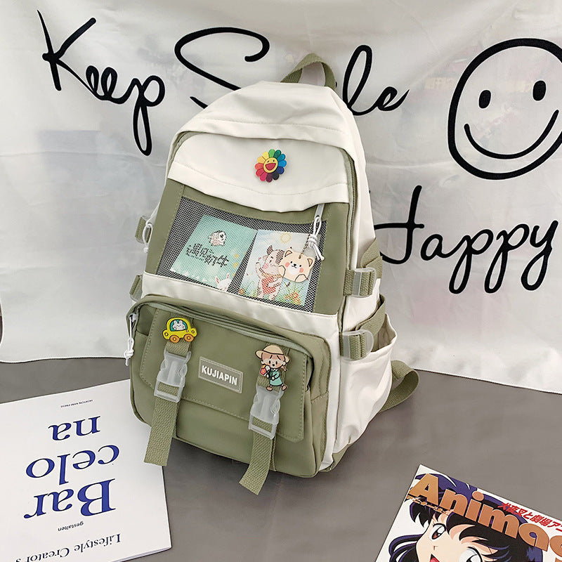 Playful Cartoon-Themed Backpack Bowlift