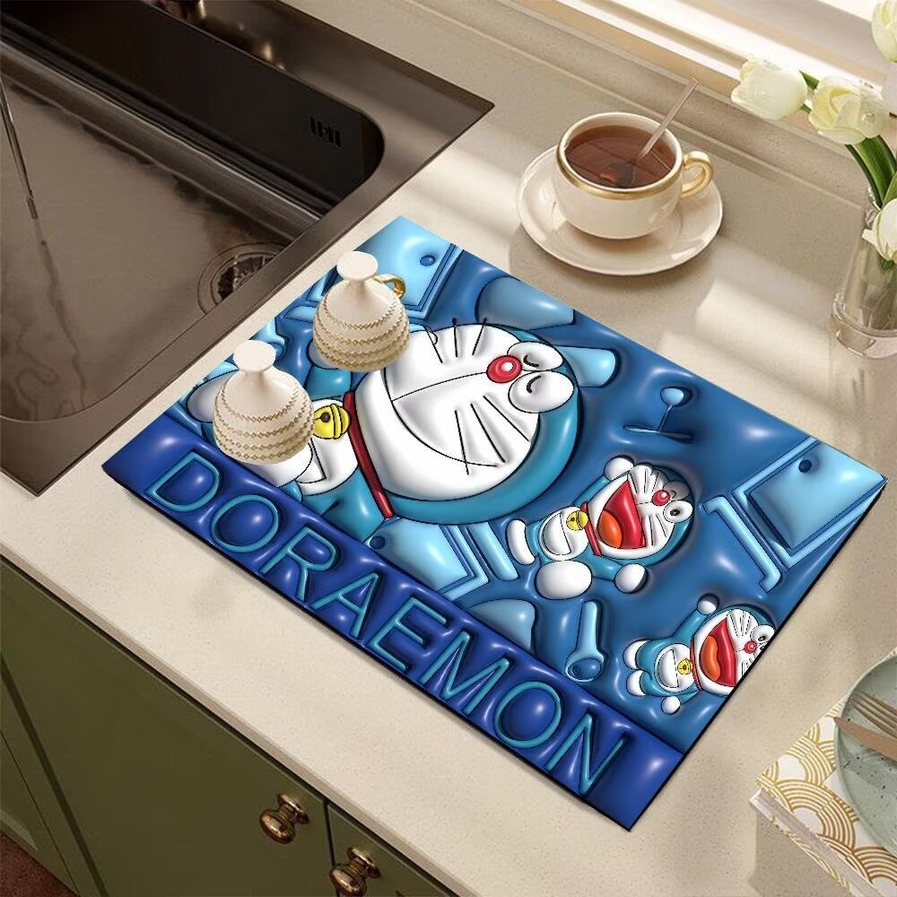 Cute Cartoon Dog-Themed Kitchen Mat Bowlift