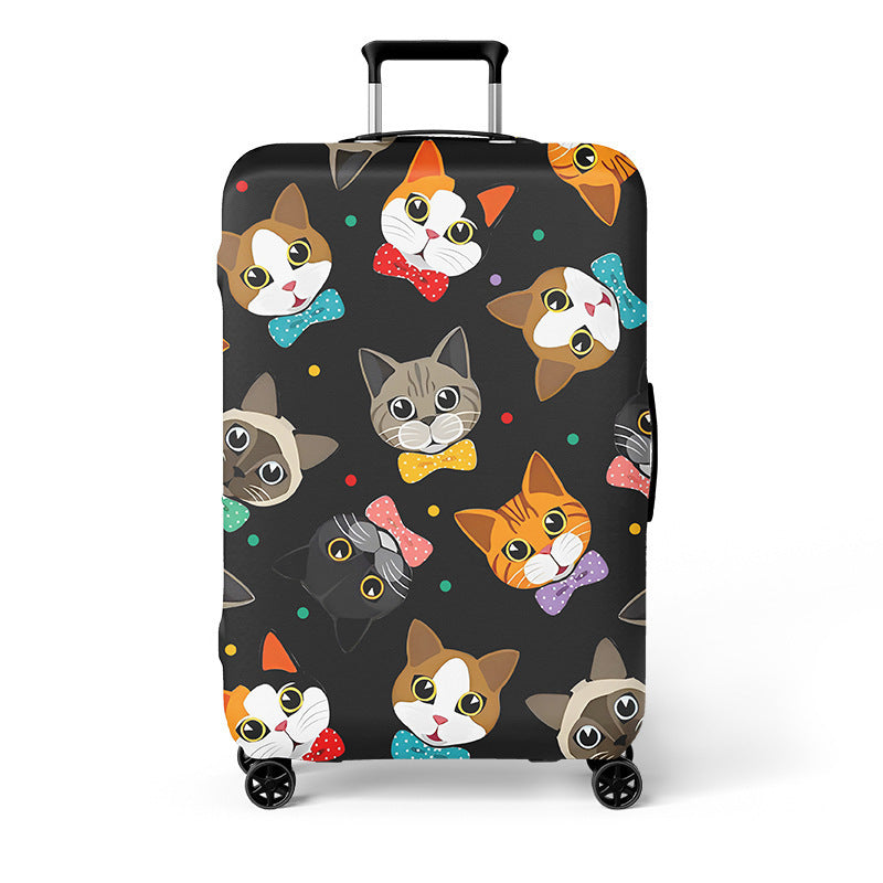 Heart-Patterned Hard Shell Luggage Bowlift