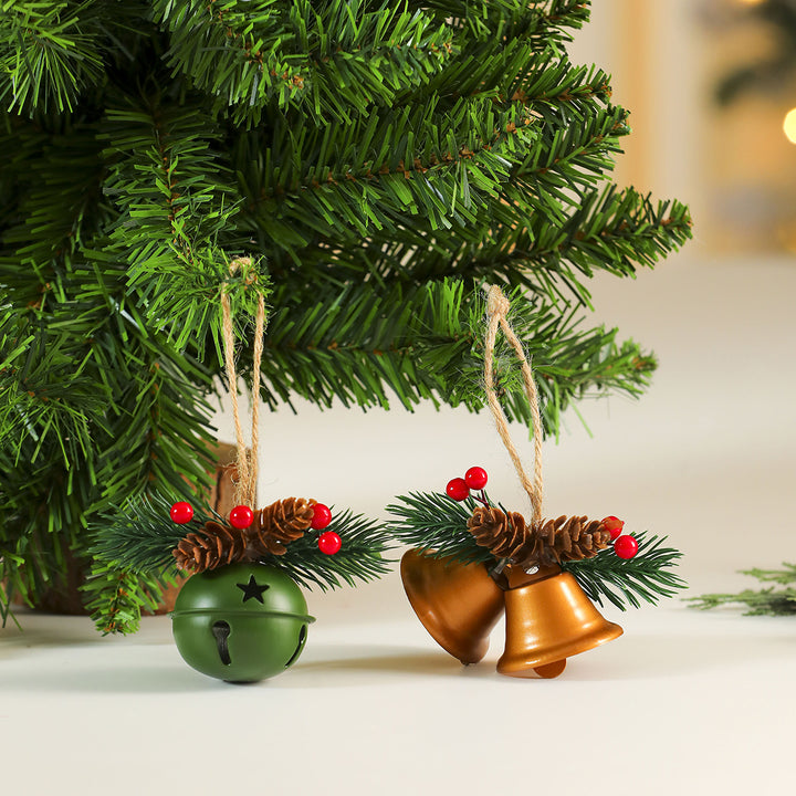 Holiday Decorative Bell Wreath Bowlift